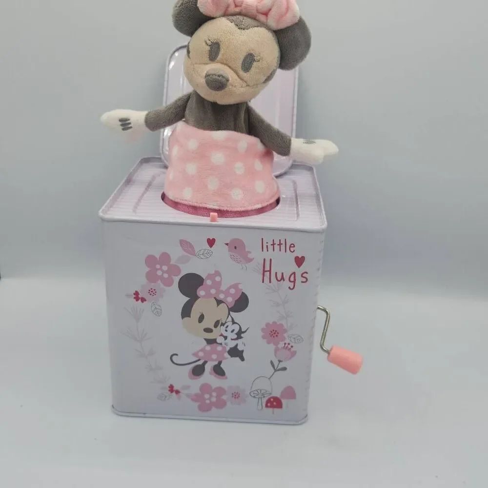 Disney baby Minnie Mouse musical Jack in the box
